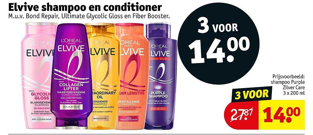 Elvive shampoo en conditioner