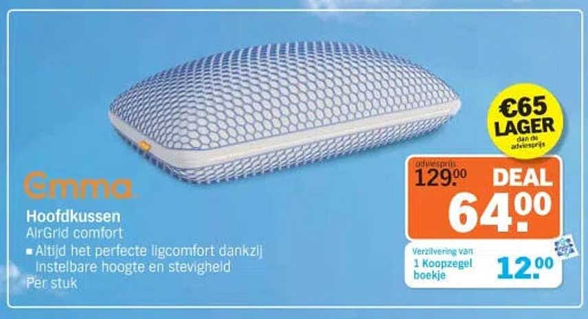 Emma Hoofdkussen AirGrid comfort