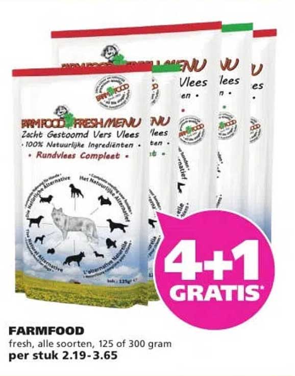 FARMFOOD fresh, alle soorten, 125 of 300 gram 4+1 GRATIS