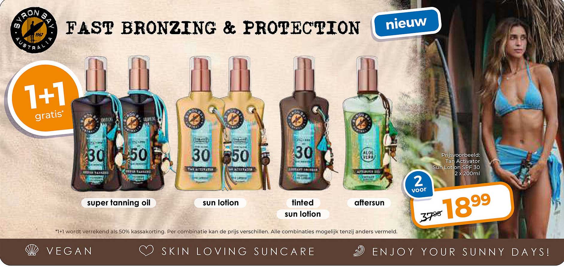 Fast Bronzing & Protection 1+1 gratis