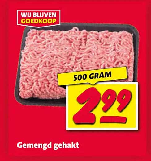 Gemengd gehakt