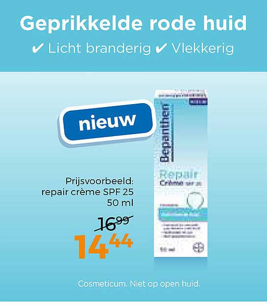 Geprikkelde rode huid