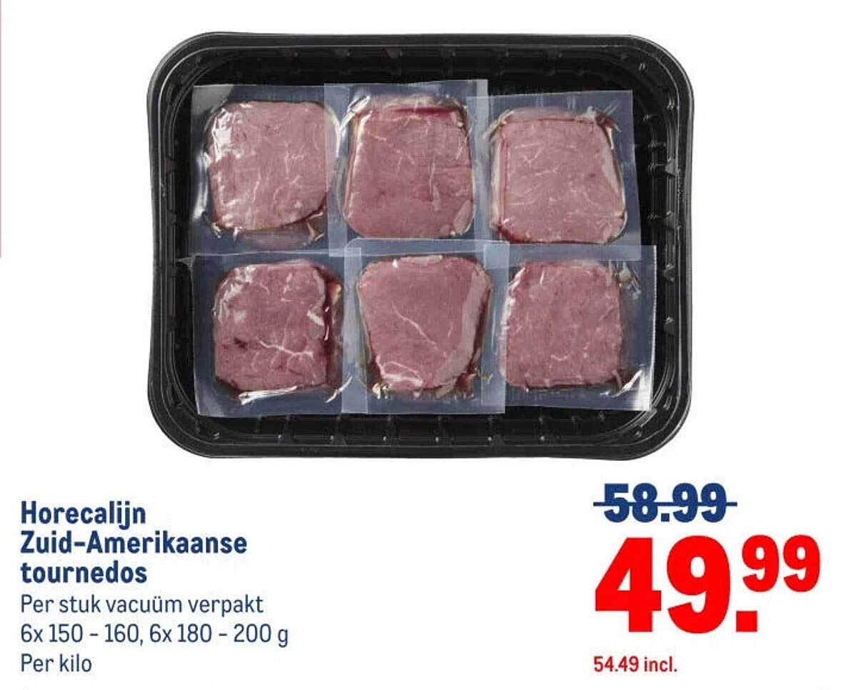 Horecalijn Zuid-Amerikaanse tournedos