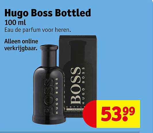 Hugo Boss Bottled 100 ml Eau de parfum voor heren. Alleen online verkrijgbaar.