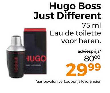 Hugo Boss Just Different 75 ml Eau de toilette voor heren.