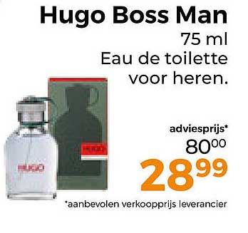 Hugo Boss Man 75 ml Eau de toilette voor heren.