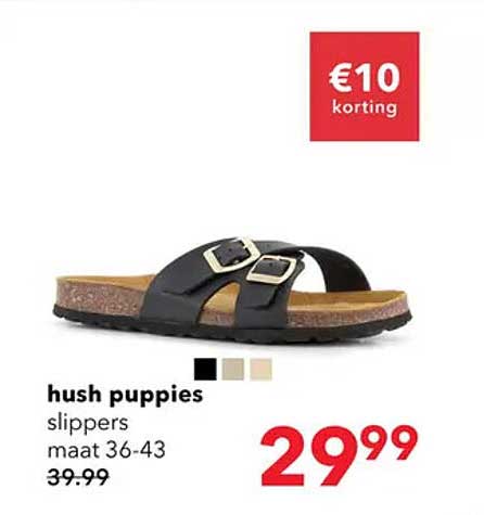 hush puppies slippers maat 36-43