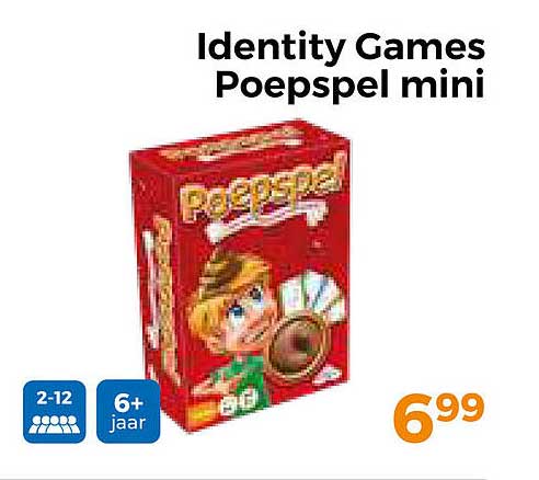 Identity Games Poepspel mini