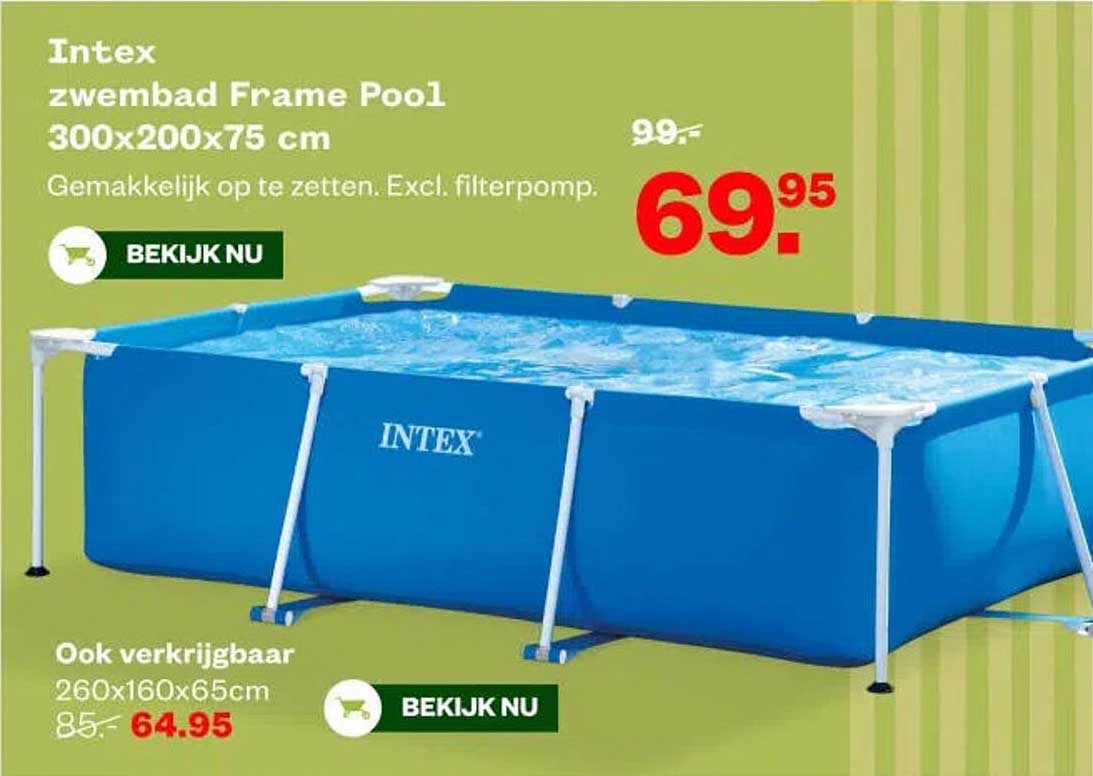 Intex zwembad Frame Pool 300x200x75 cm