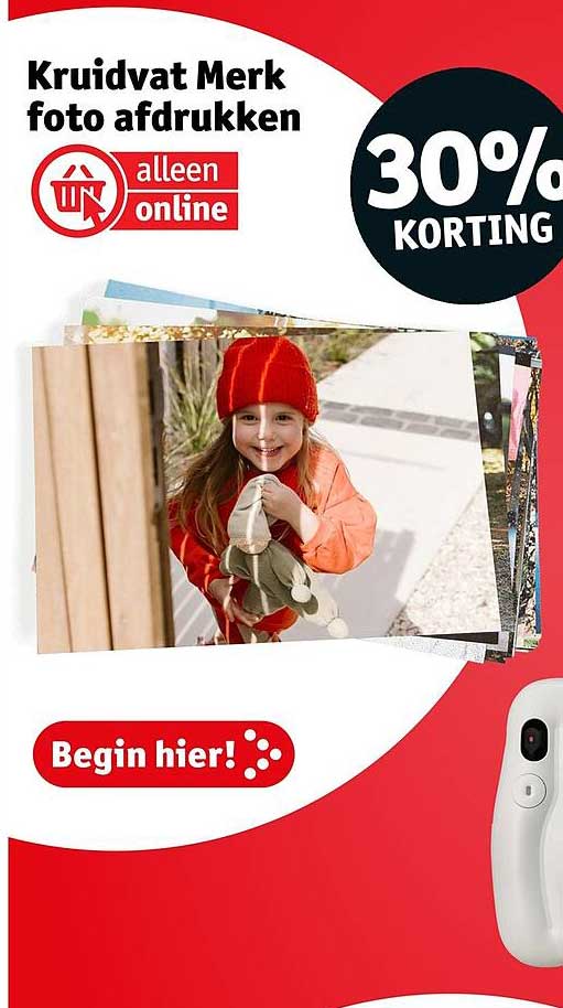 Kruidvat Merk foto afdrukken alleen online 30% KORTING