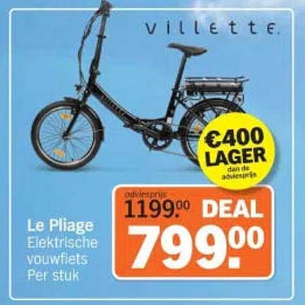 Le Pliage Elektrische vouwfiets Per stuk