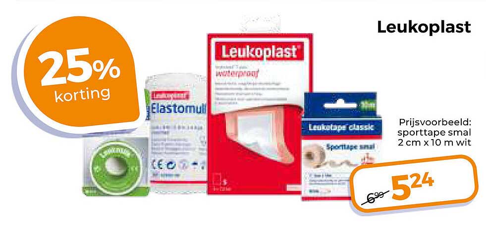 Leukoplast 25% korting