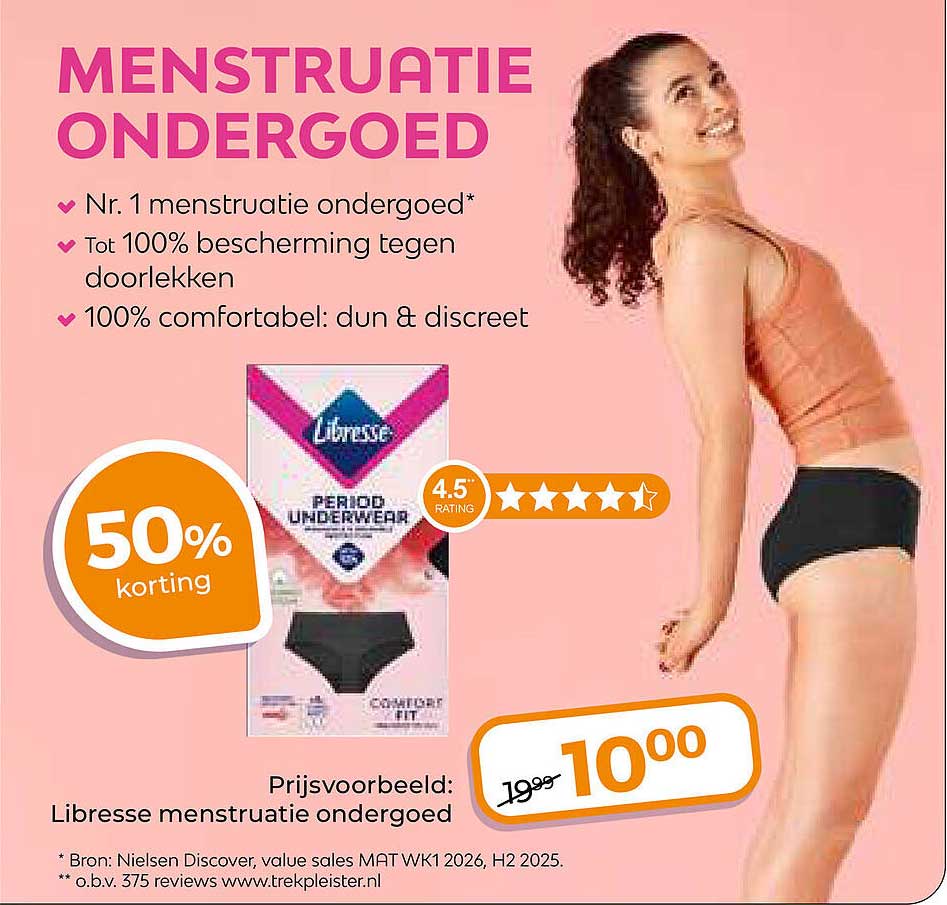 Libresse menstruatie ondergoed