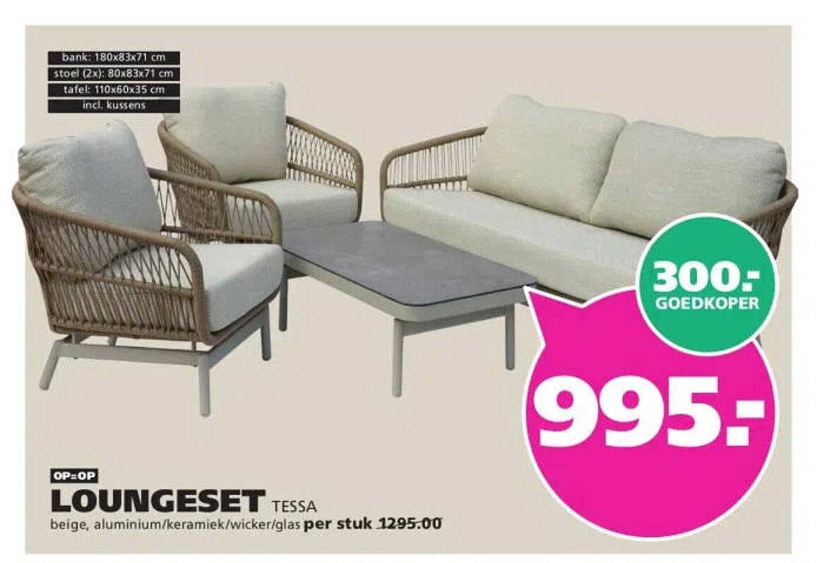 LOUNGESSET TESSA
