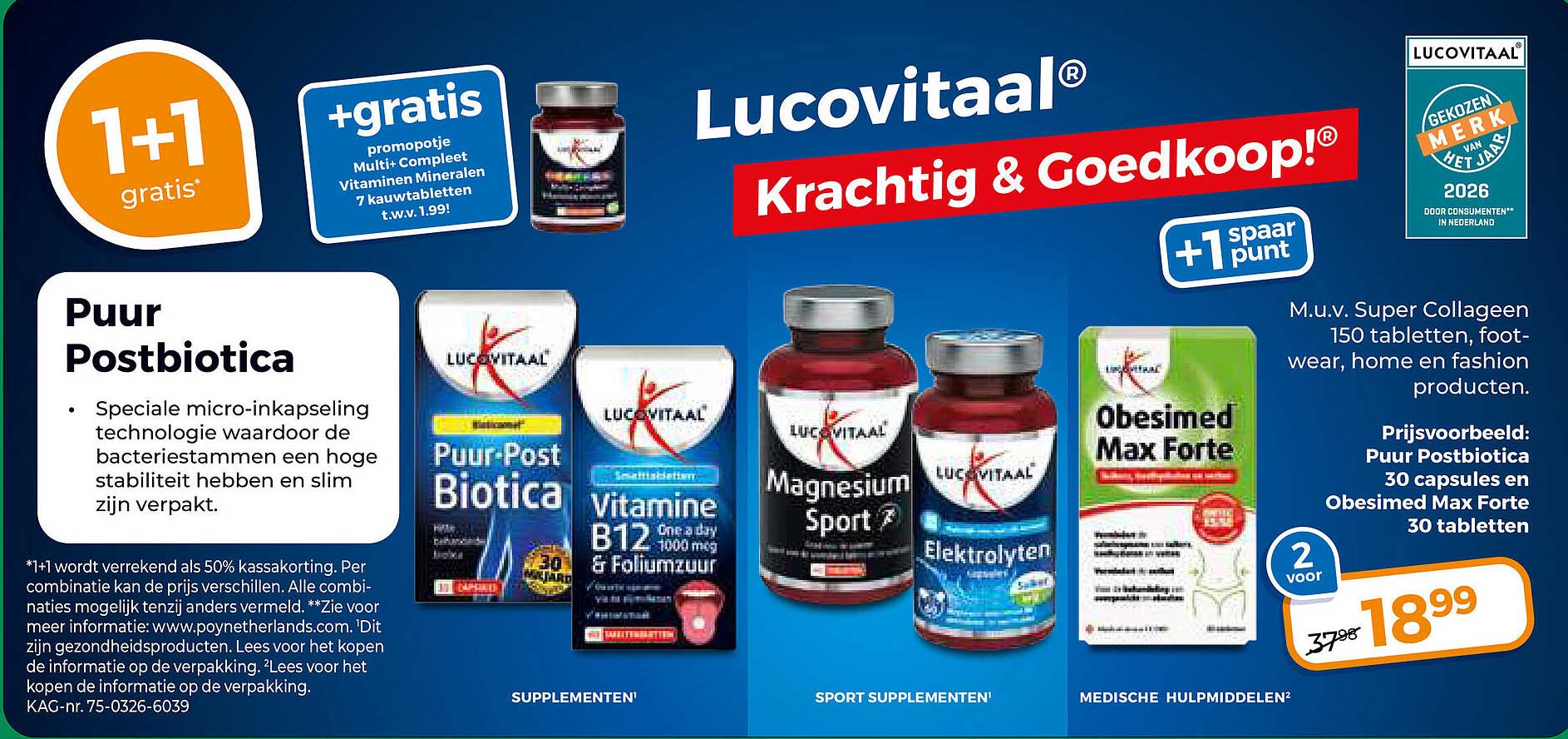 Lucovitaal Krachtig & Goedkoop! 1+1 gratis