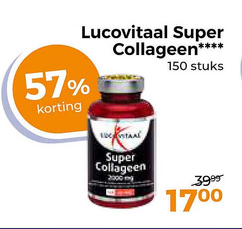 Lucovitaal Super Collageen**** 150 stuks