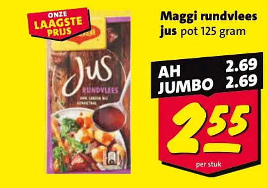 Maggi rundvlees jus pot 125 gram