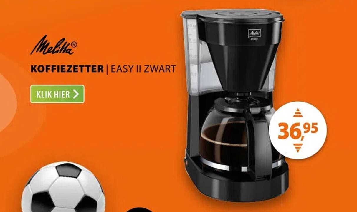 Melitta KOFFIEZETTER | EASY II ZWART