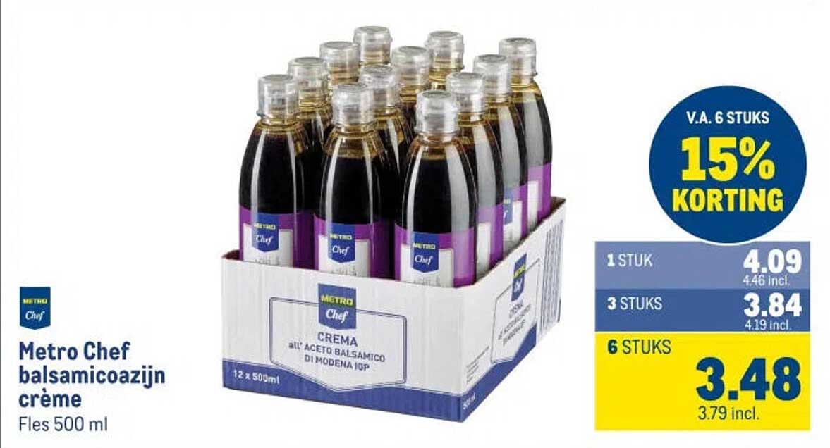 Metro Chef balsamicoazijn crème