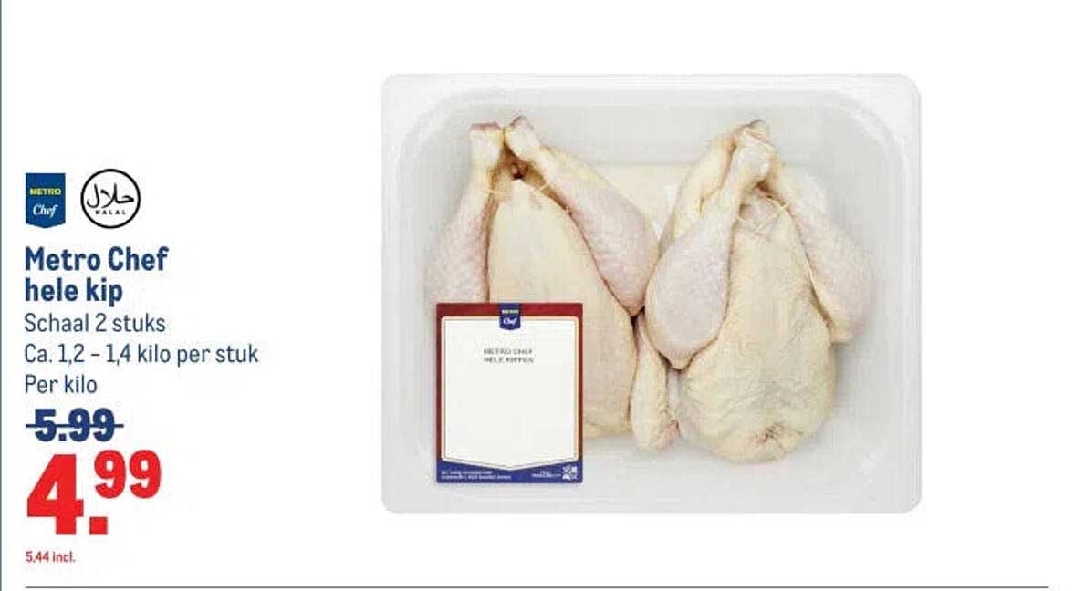 Metro Chef hele kip