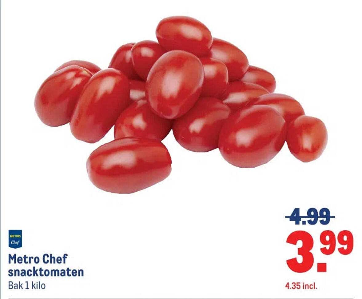 Metro Chef snacktomaten Bak 1 kilo