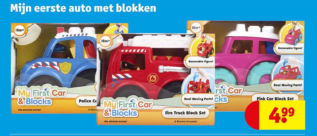 Mijn eerste auto met blokken