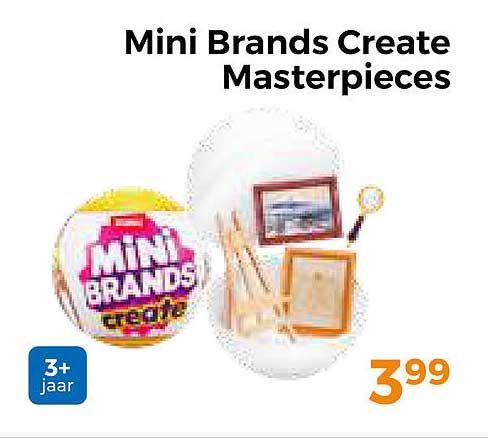 Mini Brands Create Masterpieces