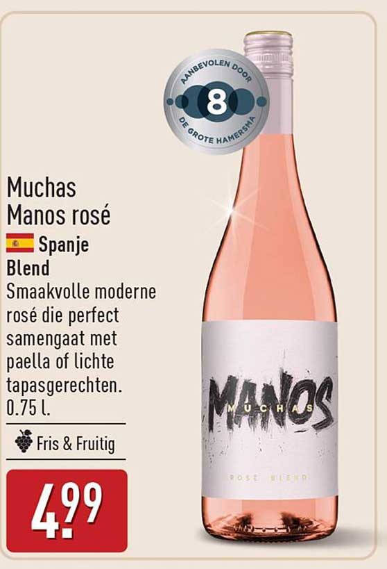 Muchos Manos rosé Spanje Blend