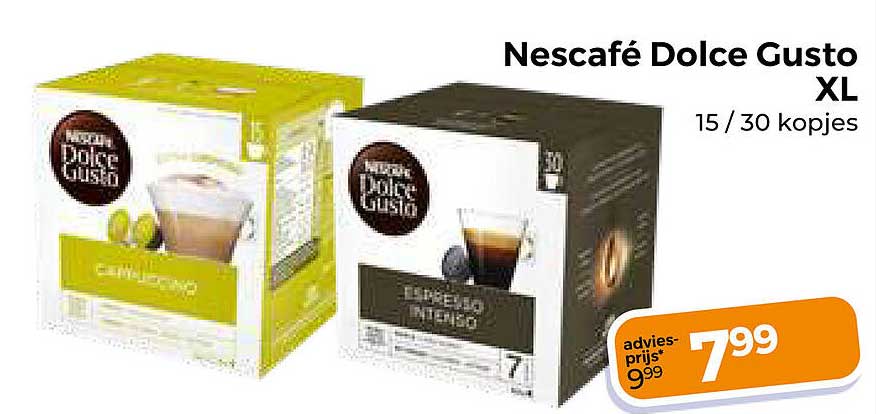 Nescafé Dolce Gusto XL 15 / 30 kopjes
