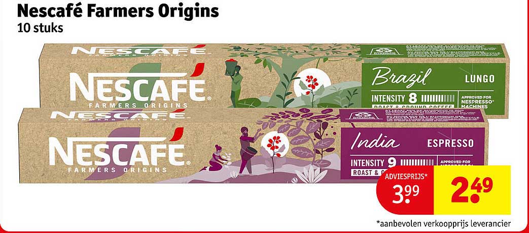 Nescafé Farmers Origins 10 stuks
