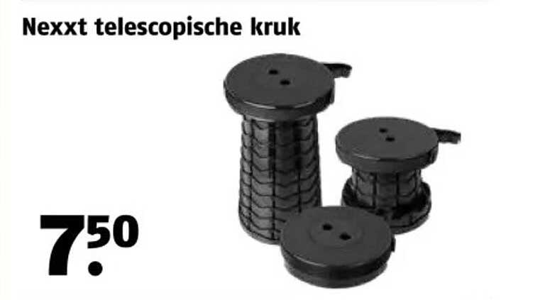 Nexxt telescopische kruk