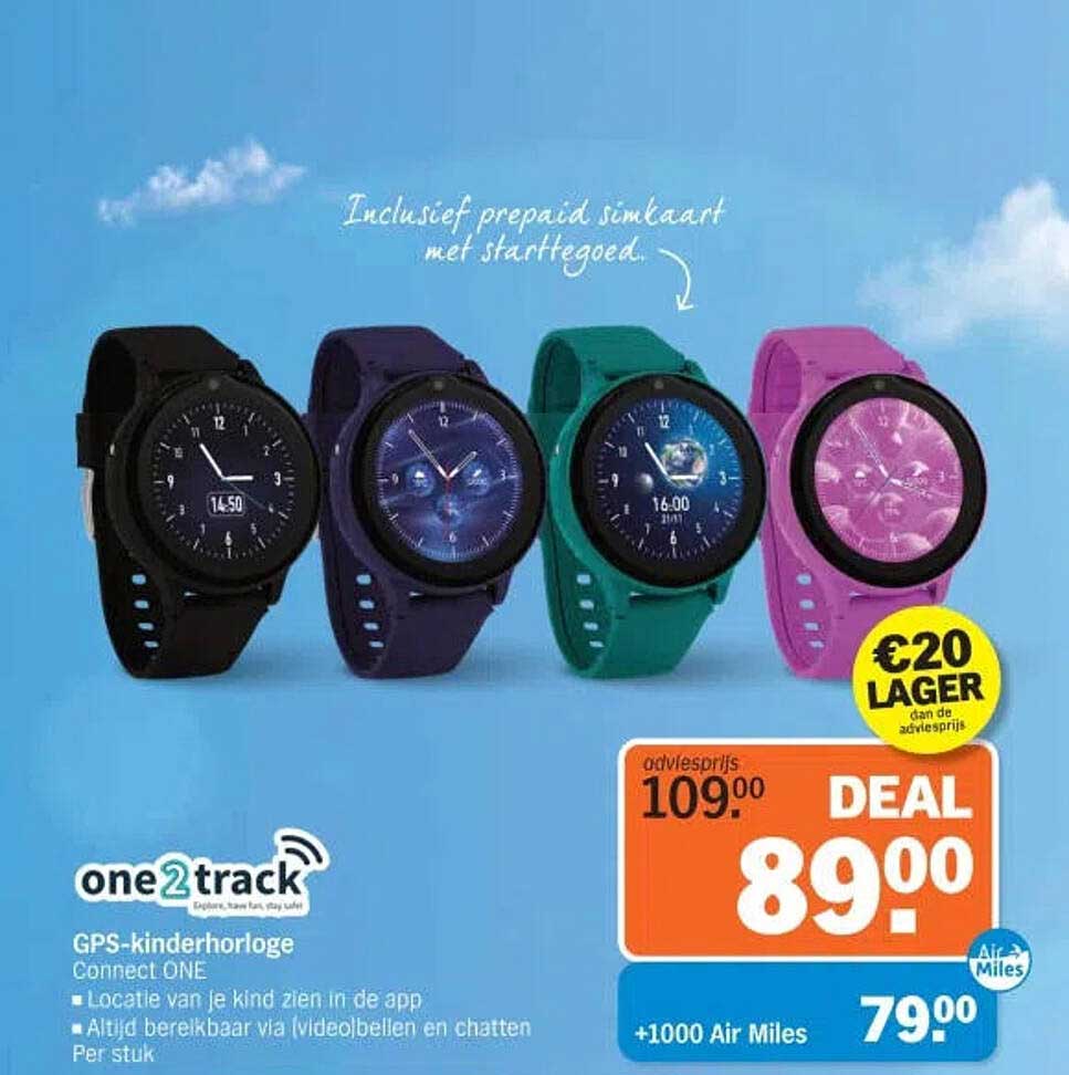 one2track GPS-kinderhorloge Connect ONE