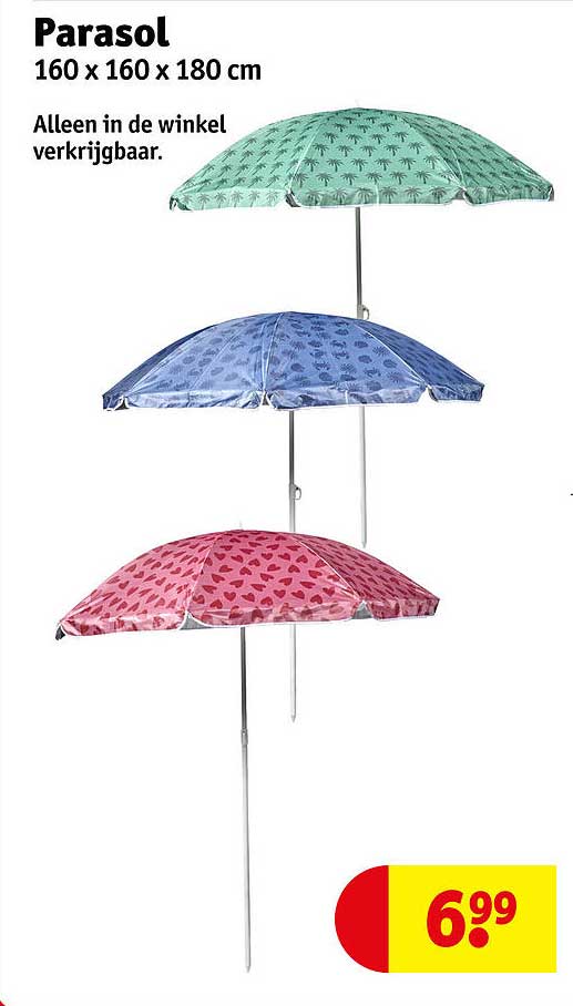 Parasol 160 x 160 x 180 cm