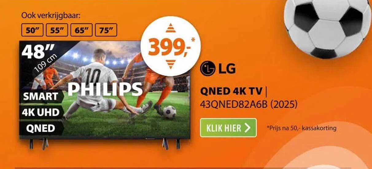 PHILIPS 48" SMART 4K UHD QNED