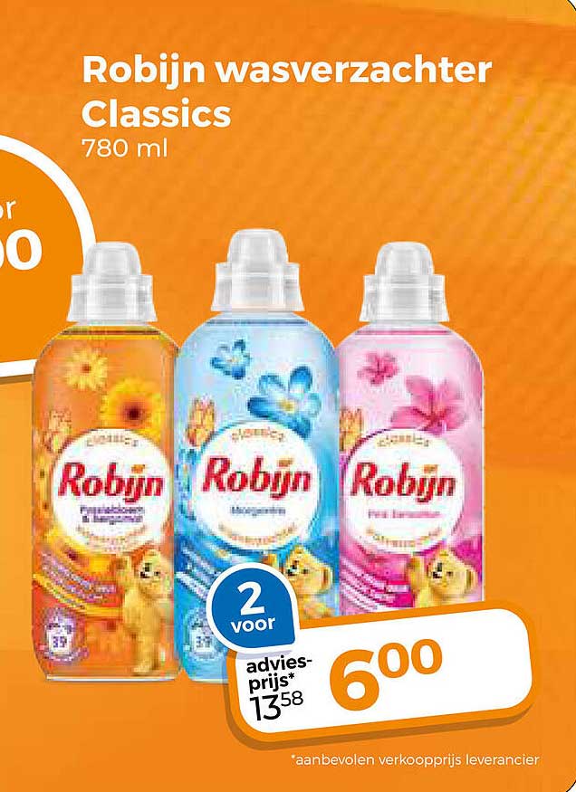 Robijn wasverzachter Classics 780 ml