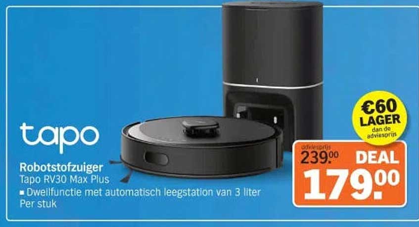 Robotstofzuiger Tapo RV30 Max Plus