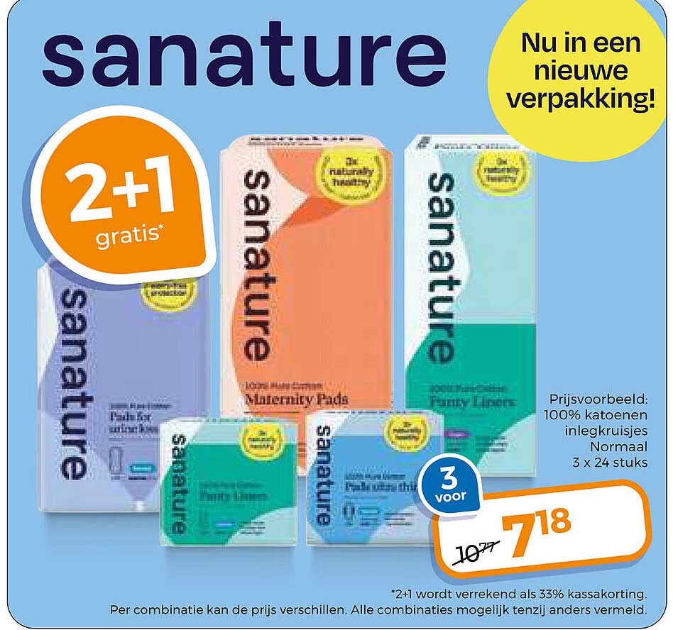 sanature 2+1 gratis*
