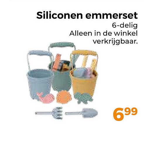 Siliconen emmerset
