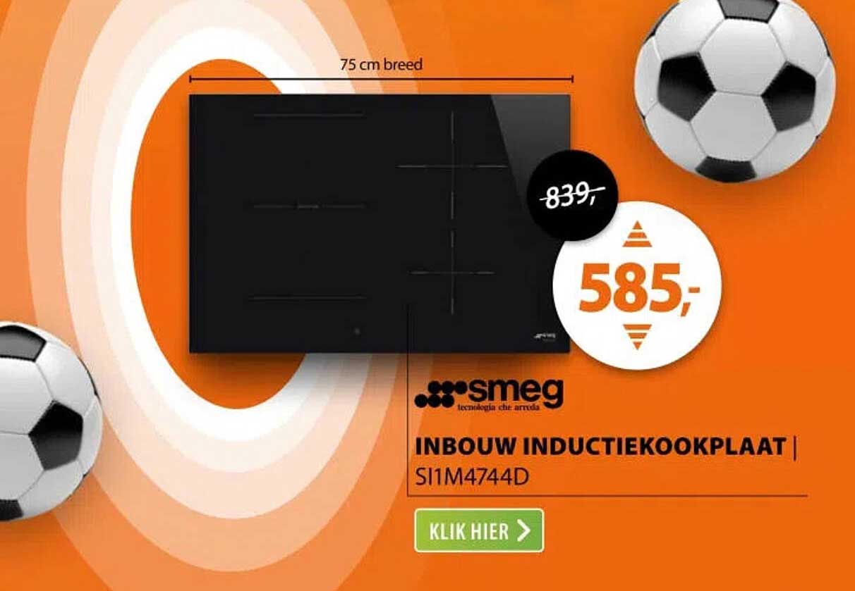 Smeg inbouw inductiekookplaat SI1M4744D