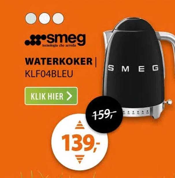 Smeg waterkoker KLF04BLEU