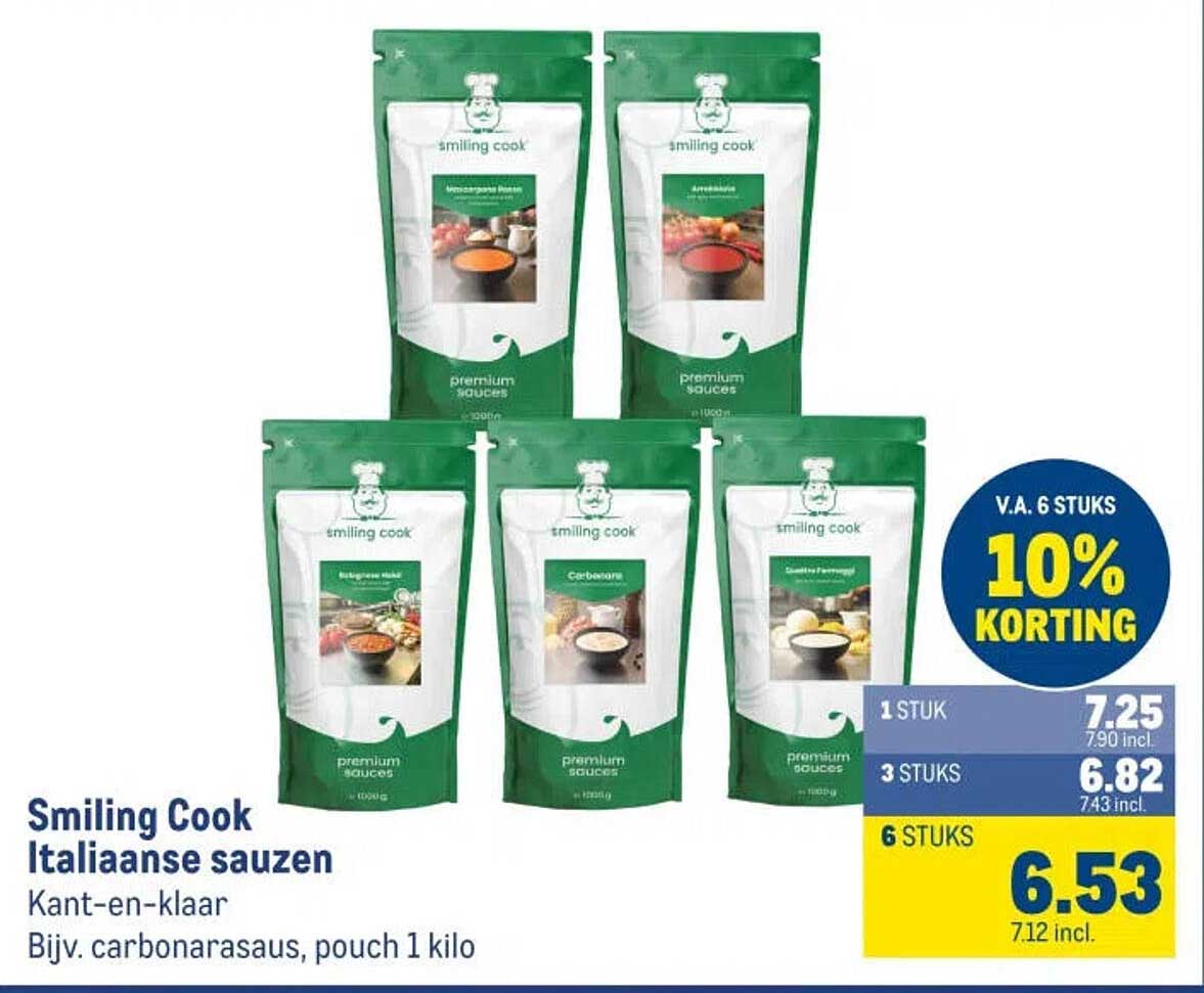 Smiling Cook Italiaanse sauzen