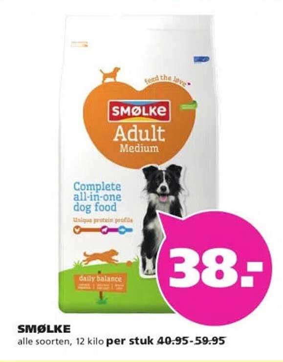 SMØLKE alle soorten, 12 kilo per stuk