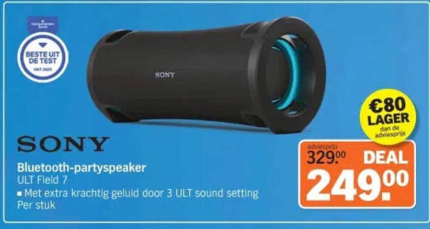 SONY Bluetooth-partyspeaker ULT Field 7
