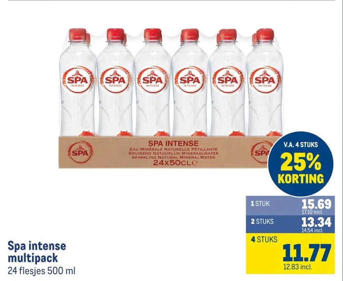 Spa intense multipack 24 flesjes 500 ml