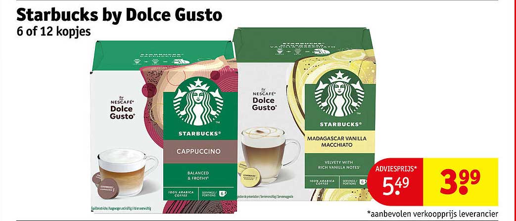 Starbucks by Dolce Gusto 6 of 12 kopjes