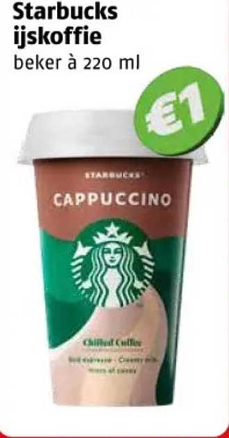 Starbucks ijskoffie beker à 220 ml