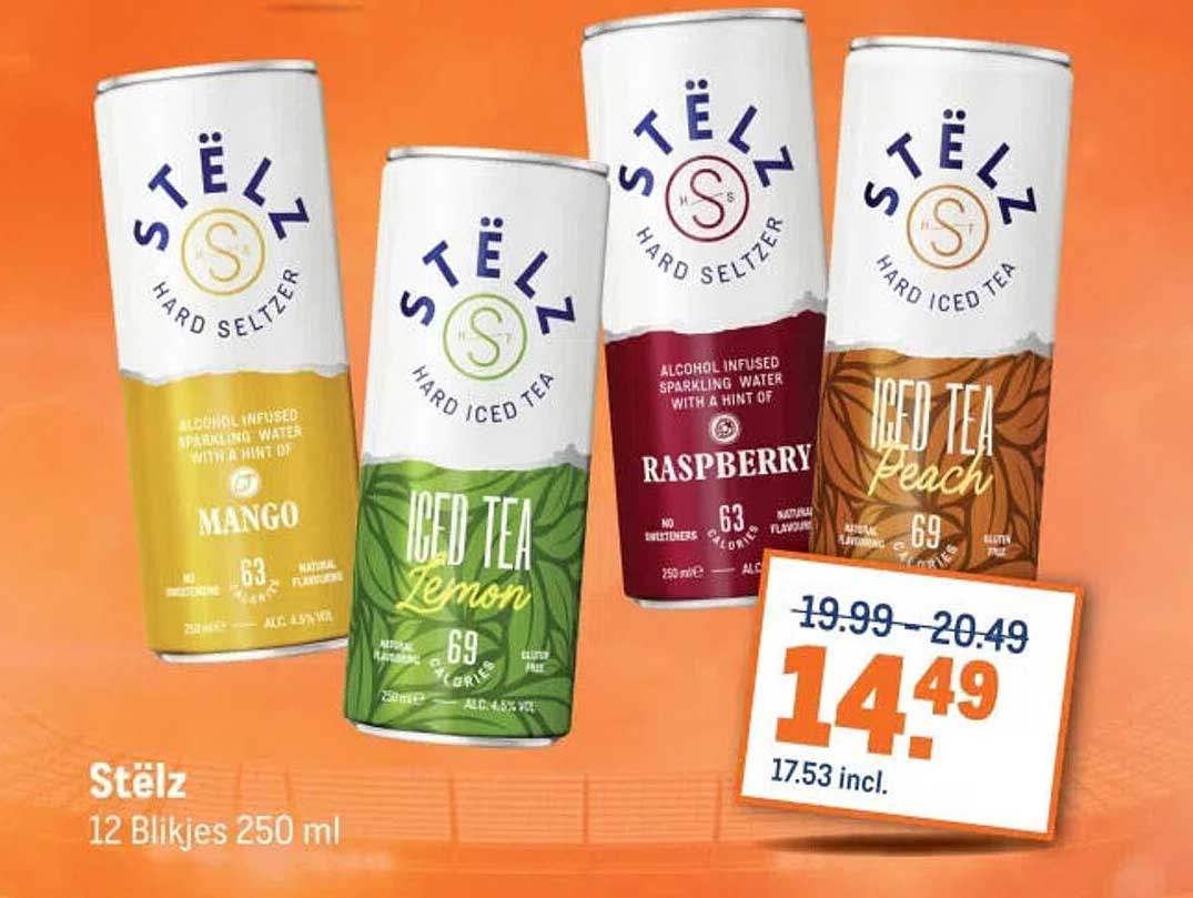 Stëlz 12 blikjes 250 ml