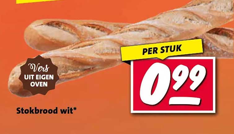 Stokbrood wit*