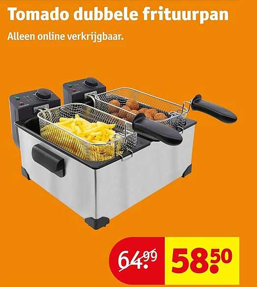 Tomado dubbele frituurpan