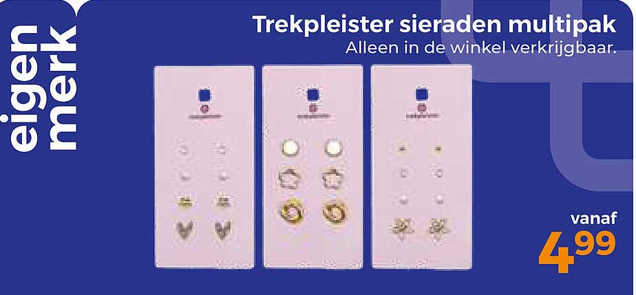 Trekpleister sieraden multipak